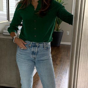 Twelfth Street by Cynthia Vincent for Barney Green silk blouse